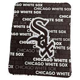 Logo Brands - Chicago White Sox 50" x 60" Classic Fleece Throw Blanket - Multicolor