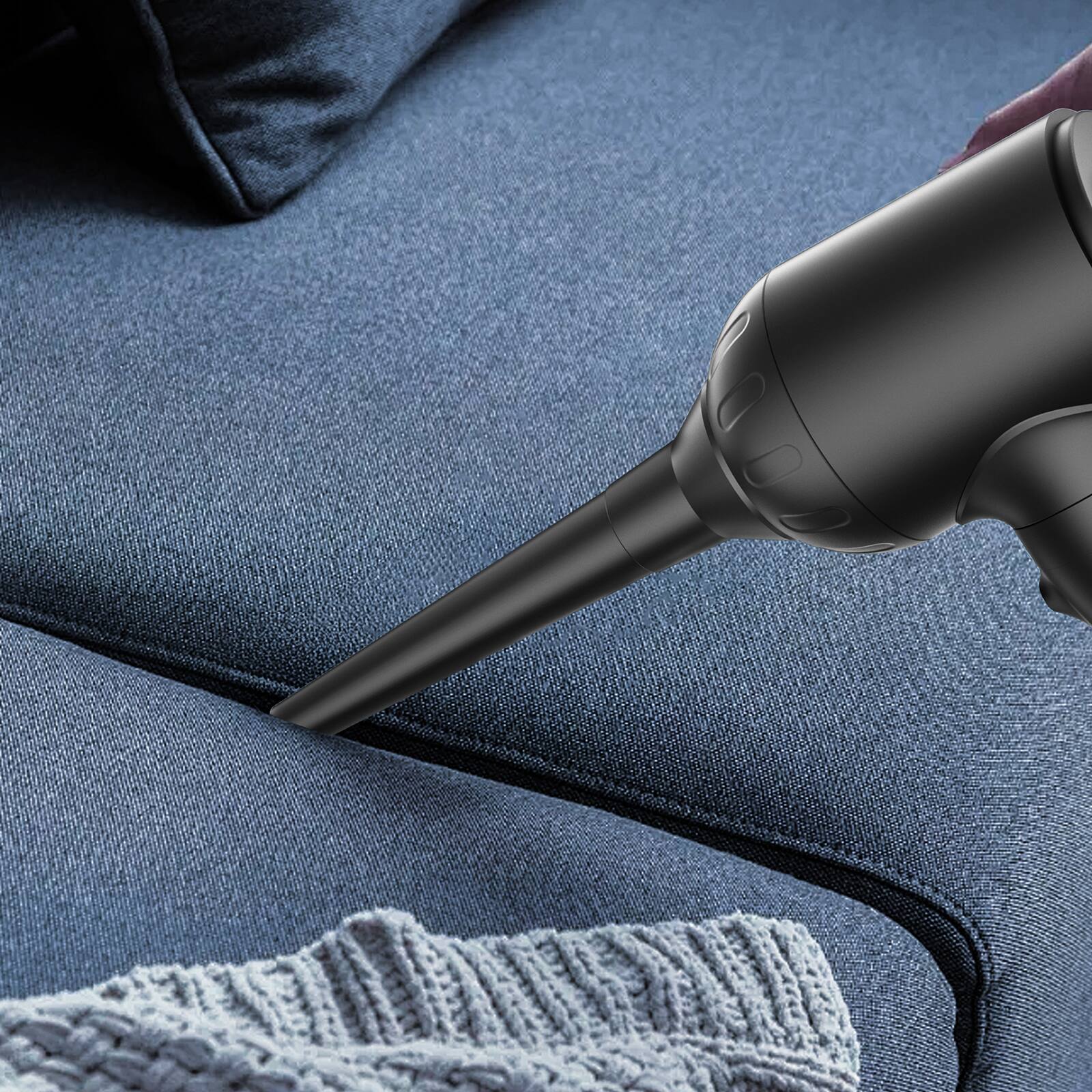 Alt View 7. Sugift - 17KPa Cordless Handheld Vacuum Portable Car Vacuum with Rechargeable Battery, Washable HEPA Filter.