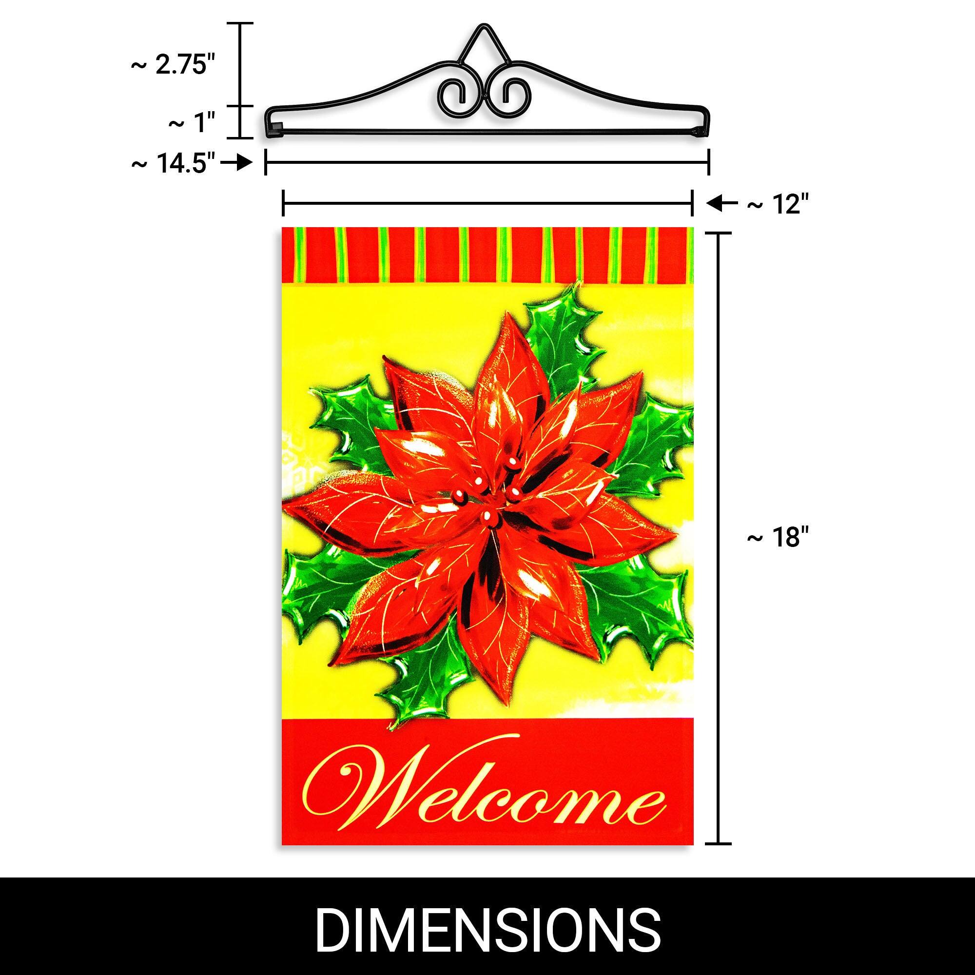 ~2.75"  
~1"  
~14.5"  
~12"  
~18"  

Welcome  

DIMENSIONS