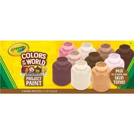 Crayola - Colors of the World Project Paint 2oz Jars 10 Count