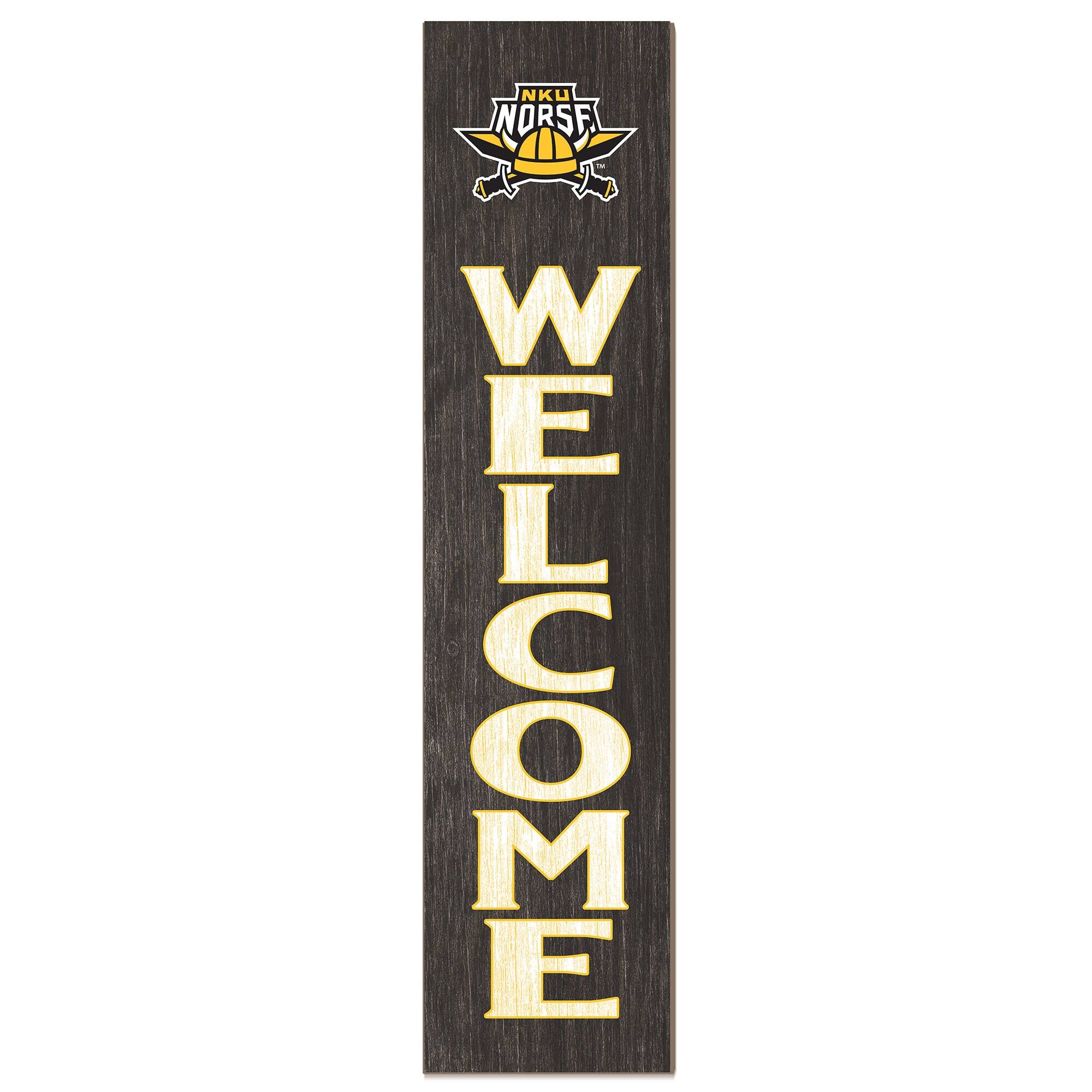 Northern Kentucky University Norse 12" x 48" Welcome Outdoor Leaner