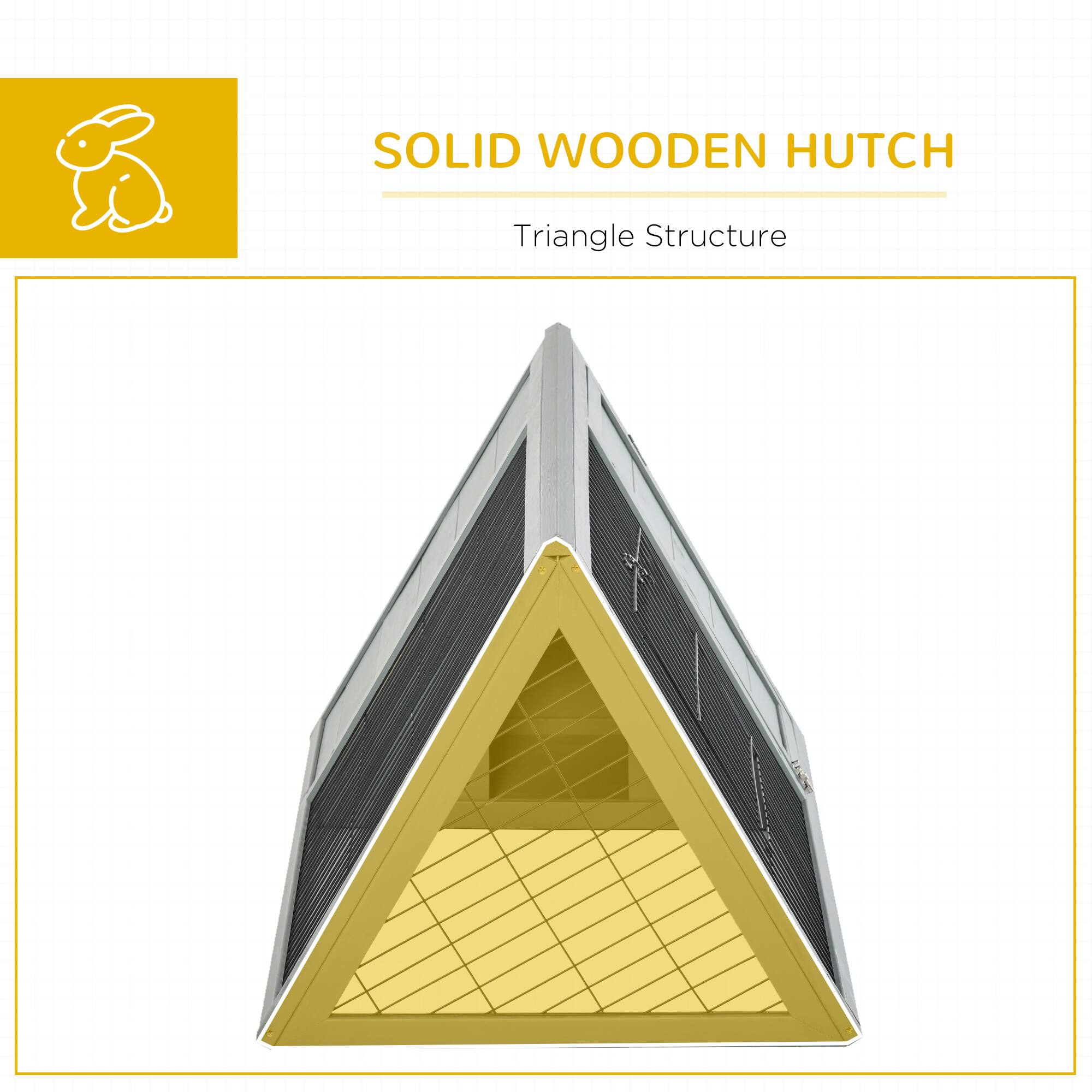 SOLID WOODEN HUTCH  
Triangle Structure