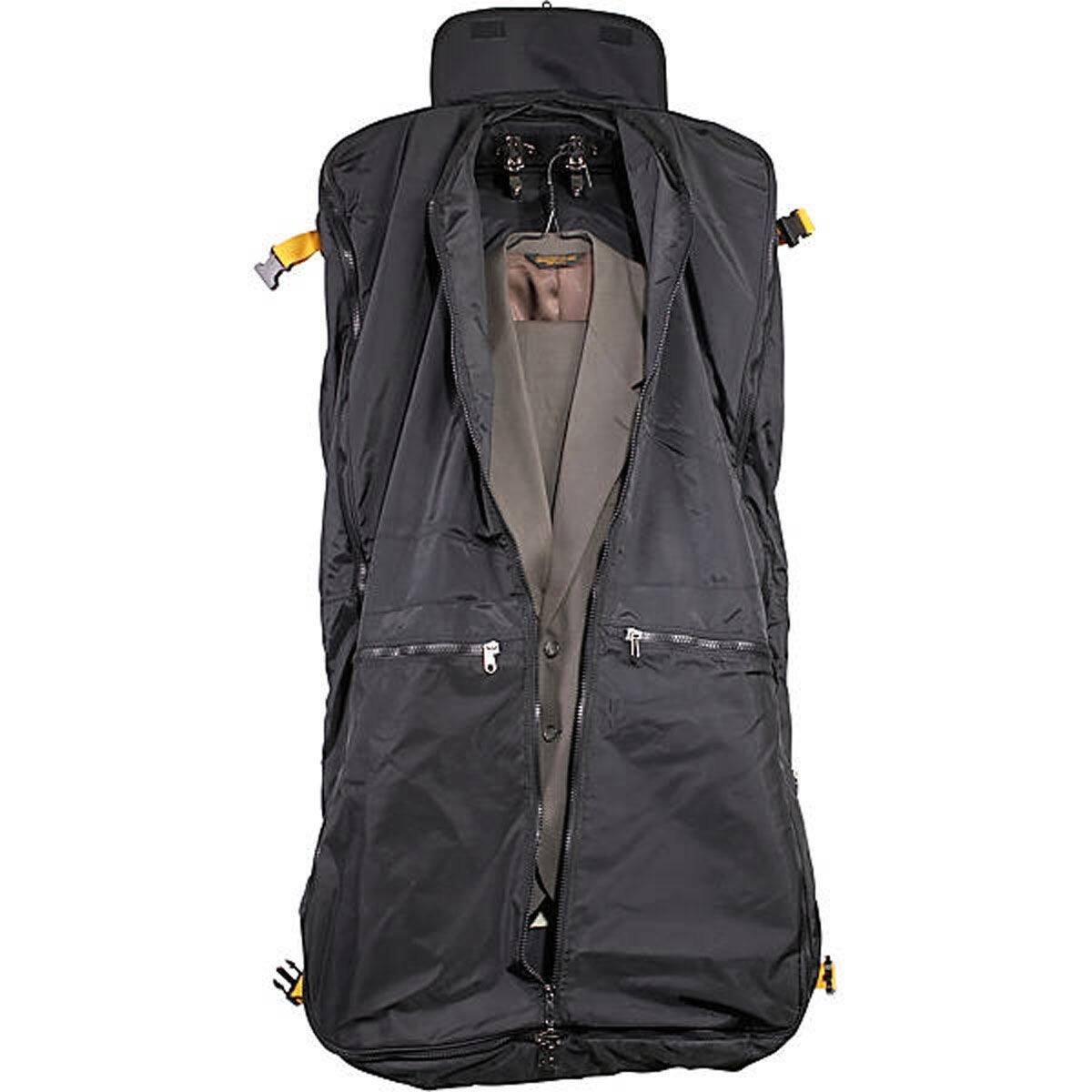 Left. A.Saks - A.Saks Expandable Garment Bag - Black.