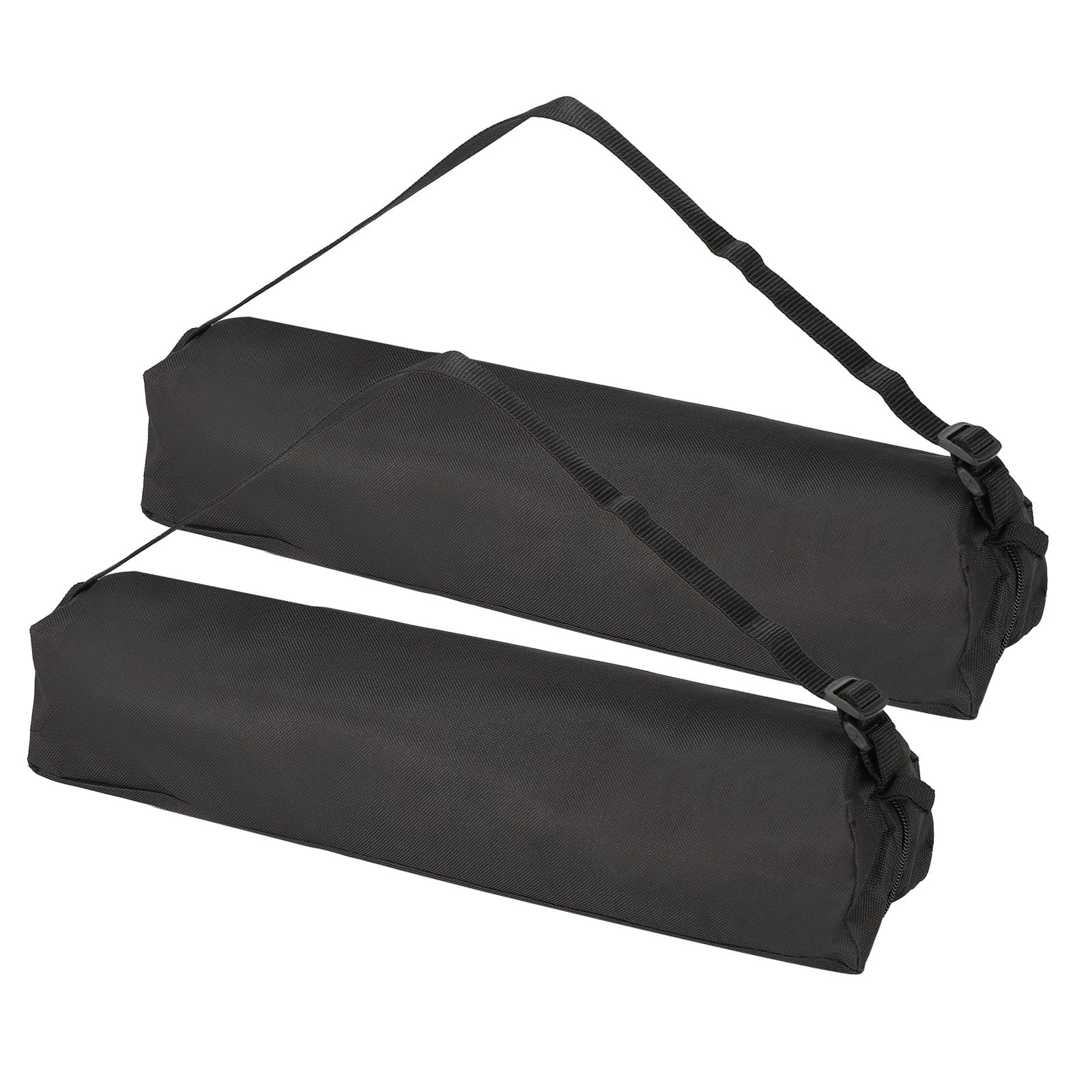 Unique Bargains - 16.93"x3.54" Tripod Case, 2pcs Oxford Padded Bag with Handles for Light Stands - Black