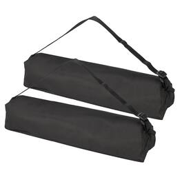 Unique Bargains - 16.93"x3.54" Tripod Case, 2pcs Oxford Padded Bag with Handles for Light Stands - Black