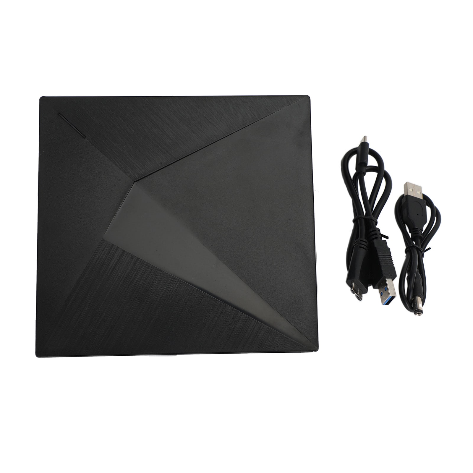 Topteng - Ultra Thin External DVD Drive - USB 3.0 & Type-C, Portable CD/DVD Burner for Laptop, PC & Mac