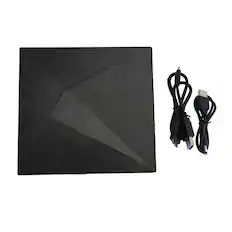 Front. Topteng - Ultra Thin External DVD Drive - USB 3.0 & Type-C, Portable CD/DVD Burner for Laptop, PC & Mac.
