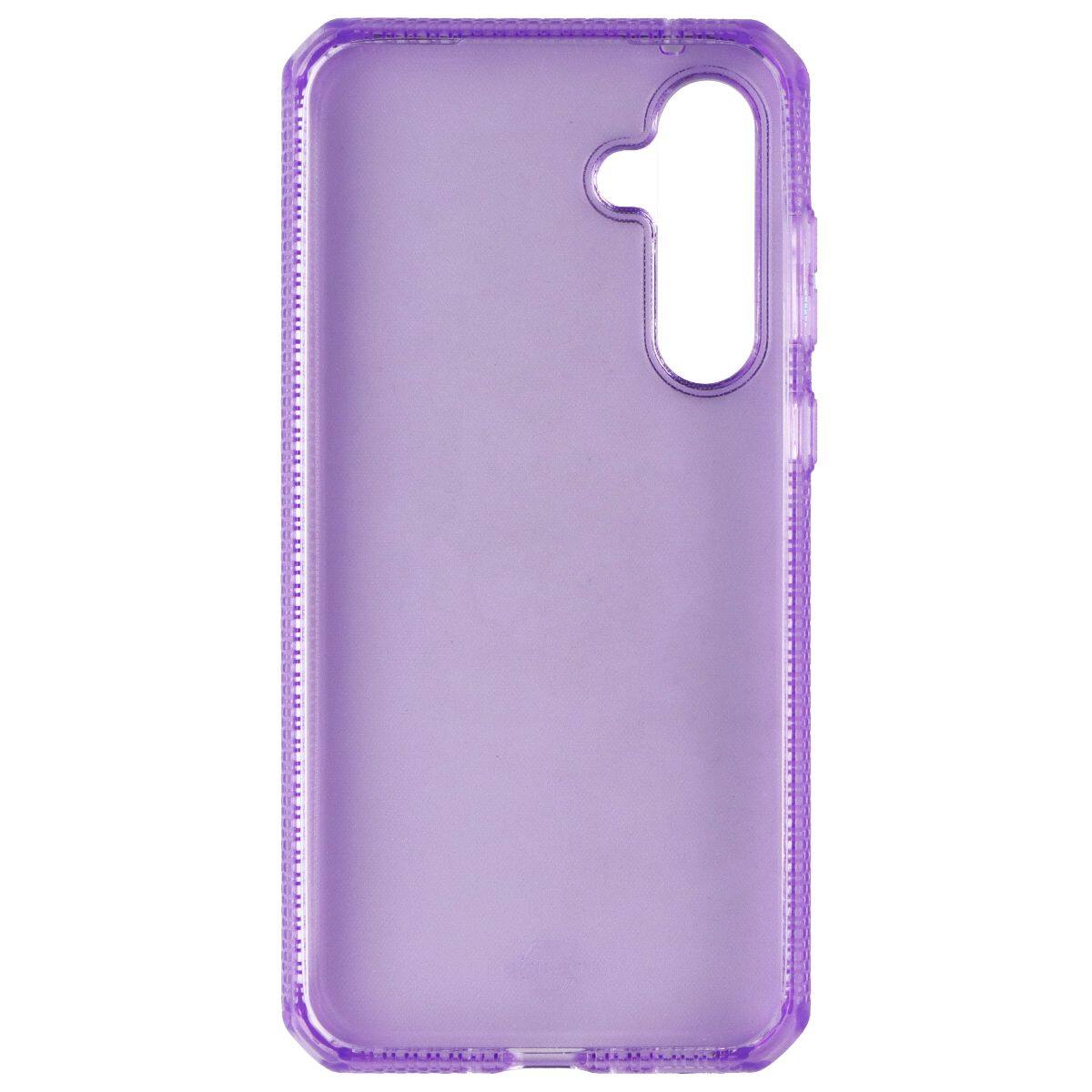 Alt View 1. Itskins - Spectrum_R Clear Series Case for Samsung Galaxy A35 5G - Fitted Slim Profile - Purple.