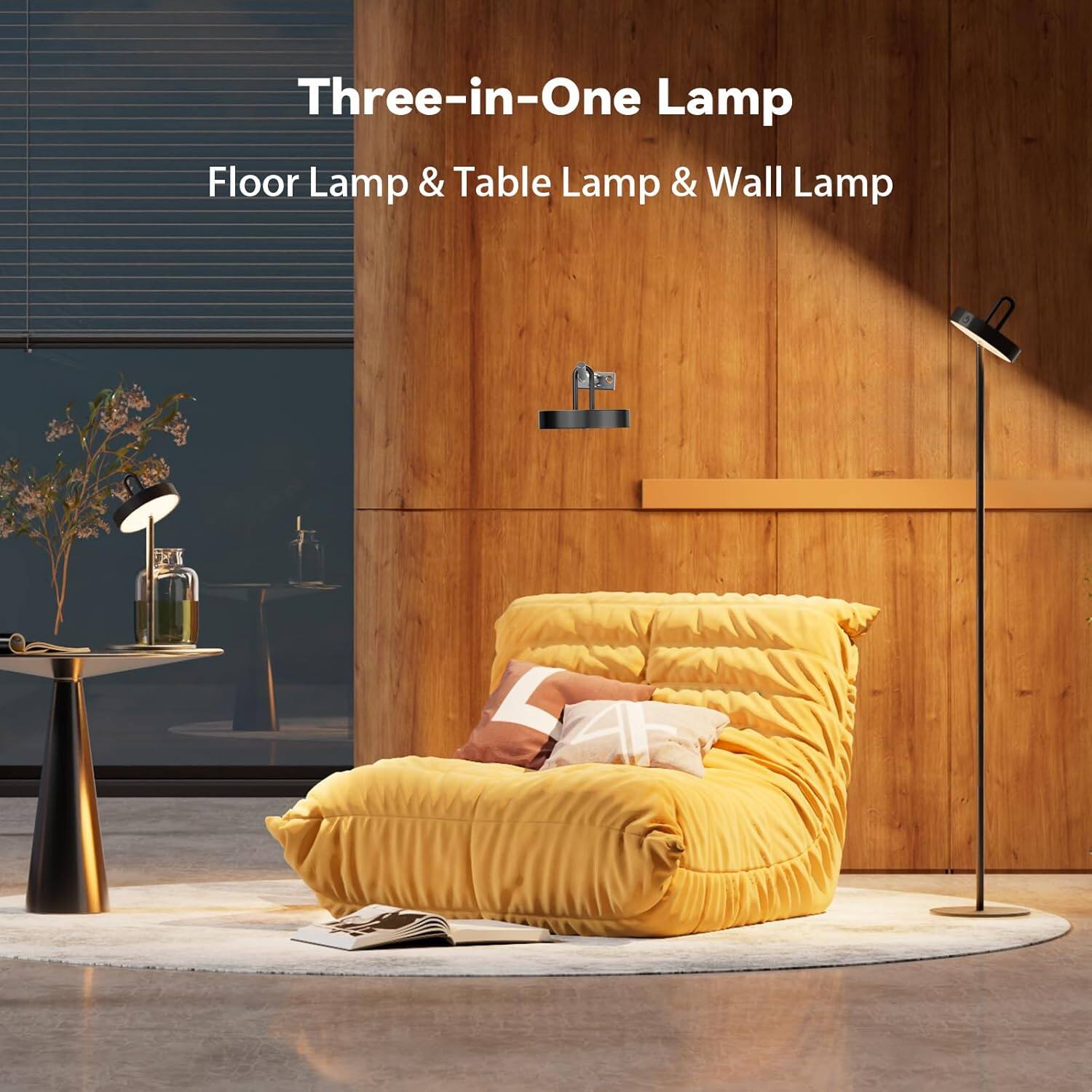 Three-in-One Lamp  
Floor Lamp & Table Lamp & Wall Lamp