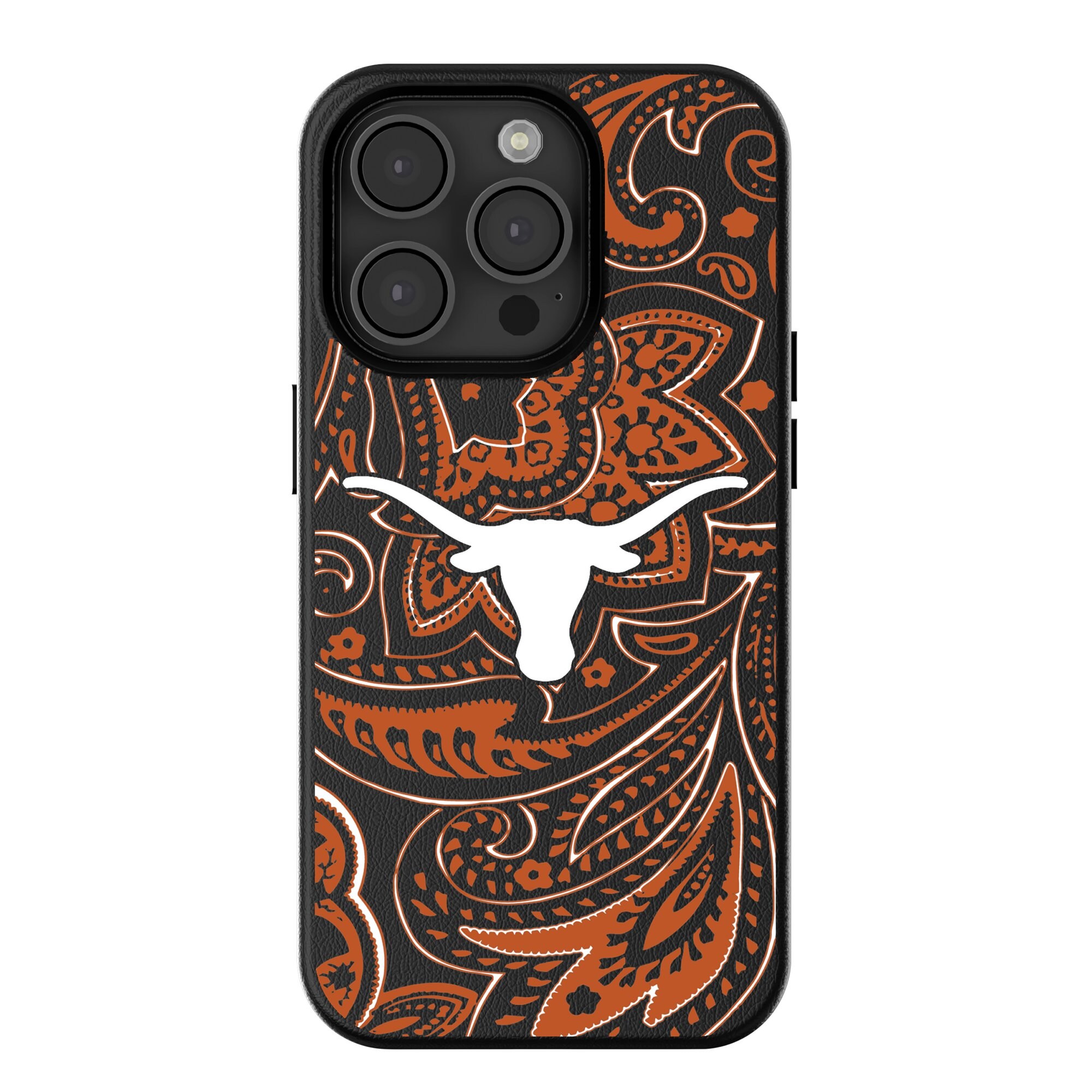 Keyscaper - NCAA - Texas Longhorns Paisley iPhone Magnetic Bump Case - 15 Pro - Black price history on PriceWatchPro