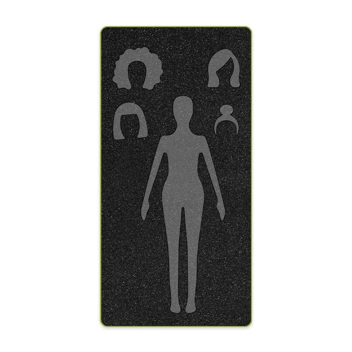 Alt View 1. AccuQuilt - Accuquilt GO! Full Blown Tulip-8" Finished Die with Mat - Multicolor.