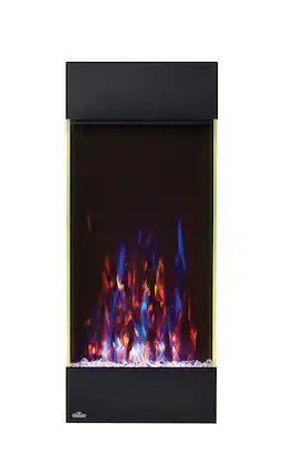 Napoleon - Allure Vertical 38-Inch Wall-Hanging Electric Fireplace - Black