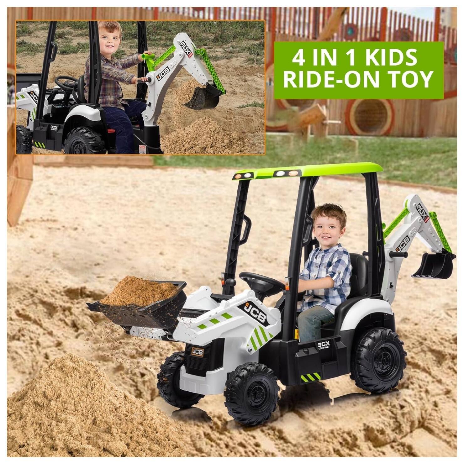 UCB JCB 4 IN 1 KIDS RIDE-ON TOY  
4 IN 1 KIDS RIDE-ON TOY