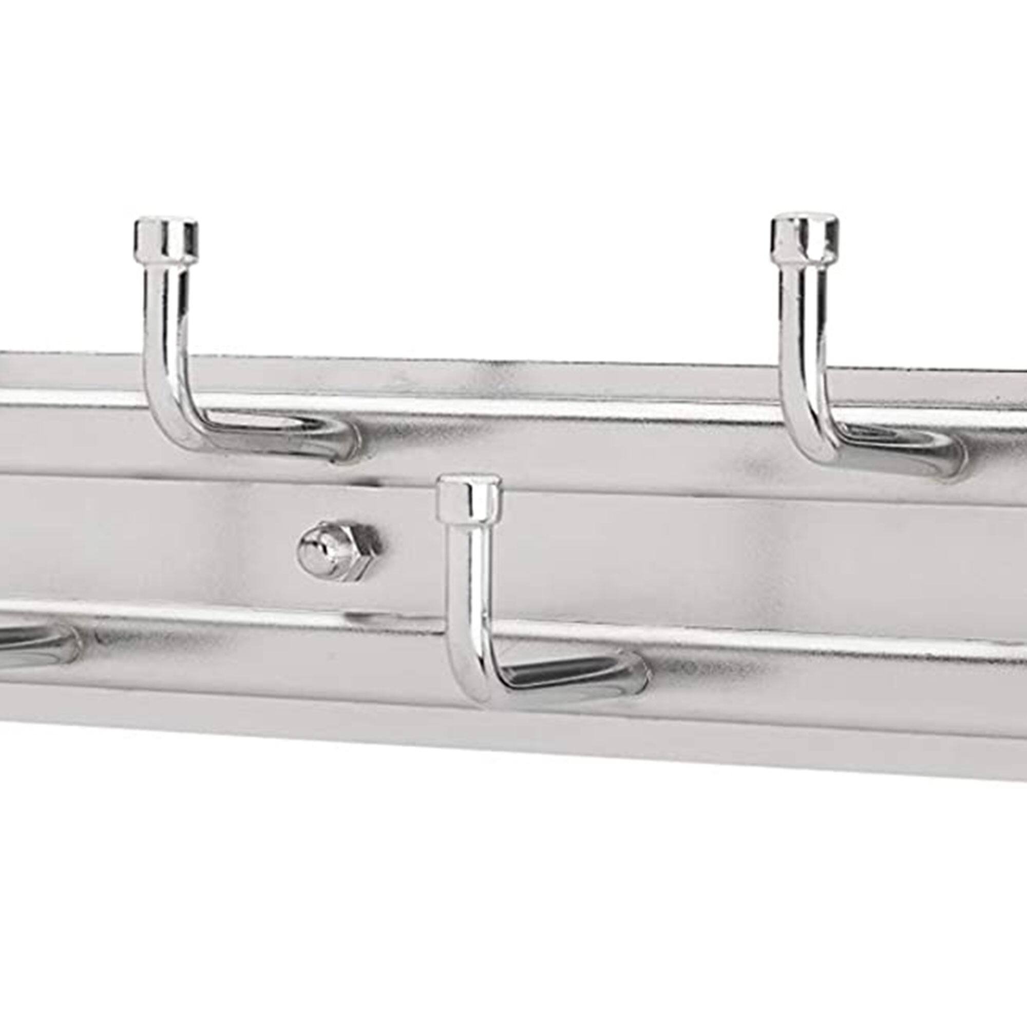 Alt View 3. Rev-A-Shelf - Rev-A-Shelf Pullout 12 Inch Belt Hanger Organizer, Chrome, BRC-12CR (2 Pack) - Chrome.