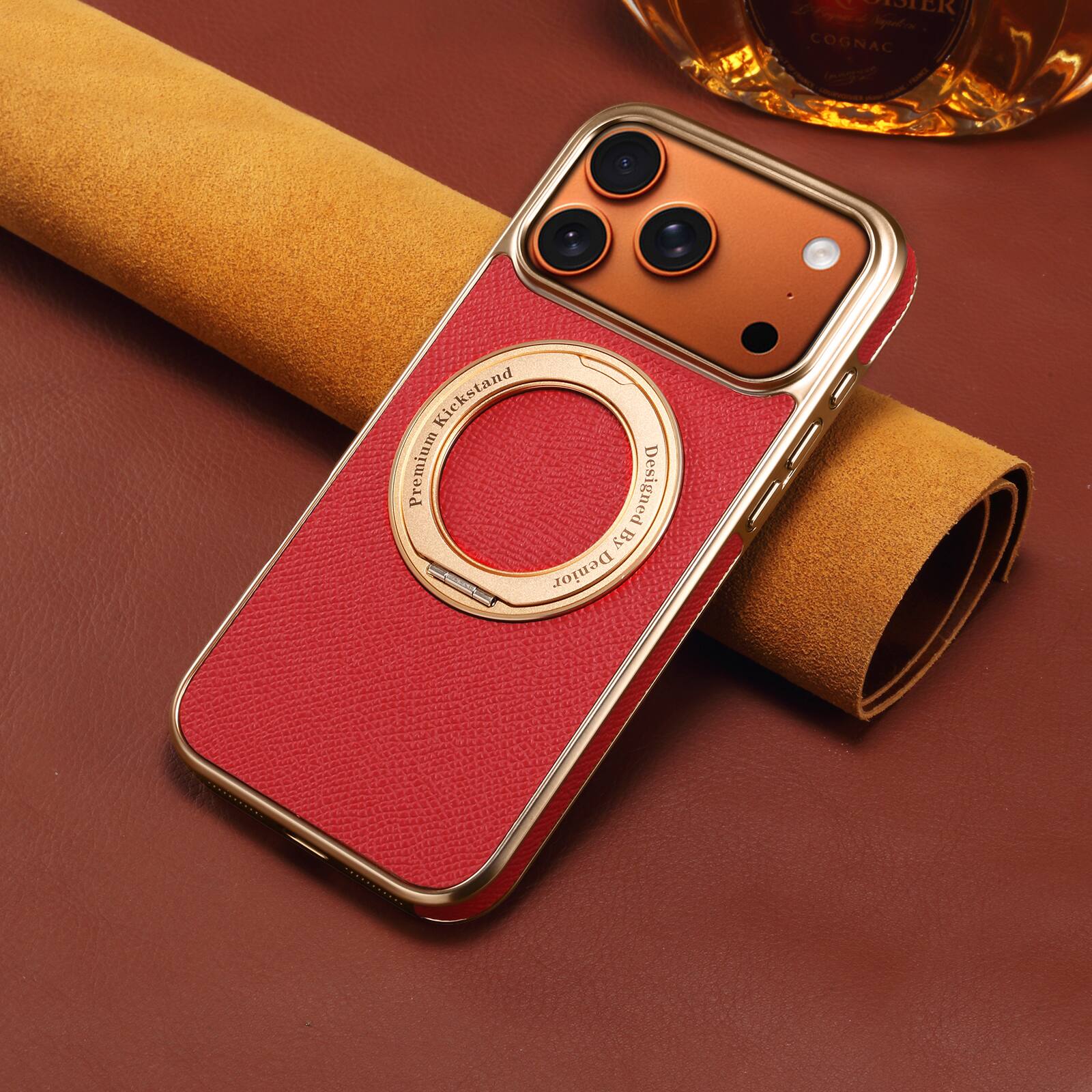 PICK Syao COGNAC Kickstand Premium Designed By Denior