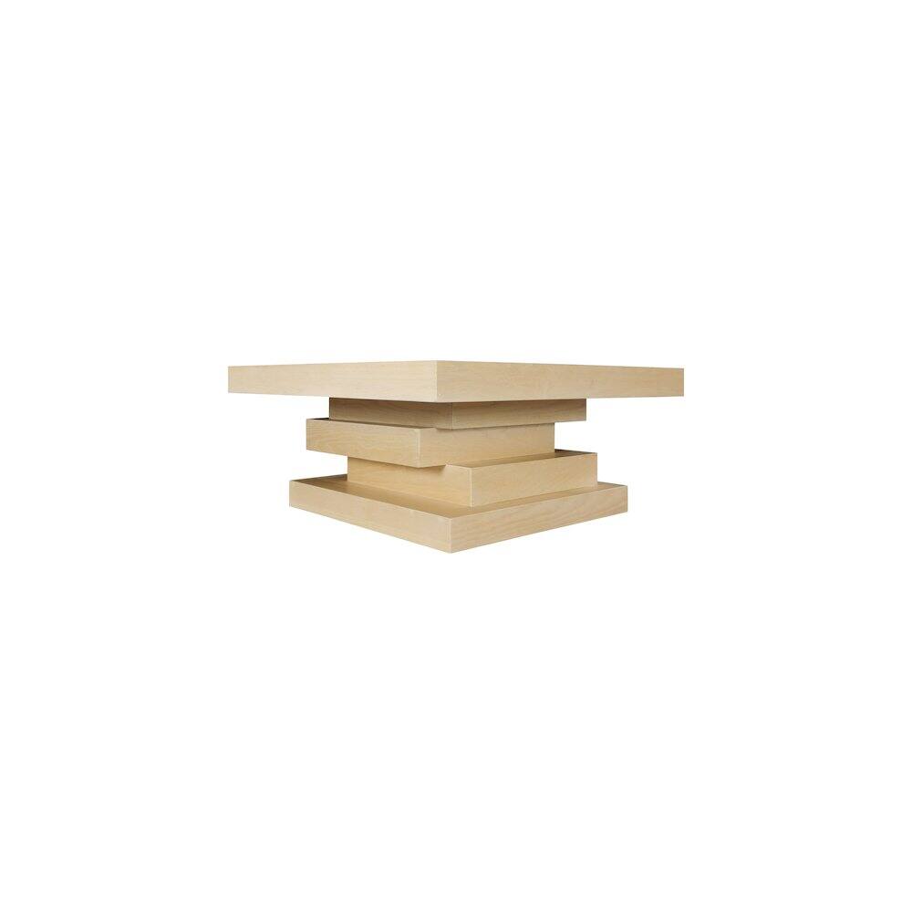 Alt View 3. Meridian Furniture - Westmount Natural Coffee Table - Brown.