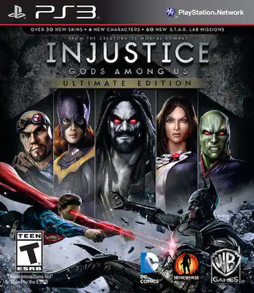 Front. NetherRealm Studios - Injustice: Gods Among Us Ultimate Edition - Multi. - T (Teen 13+)