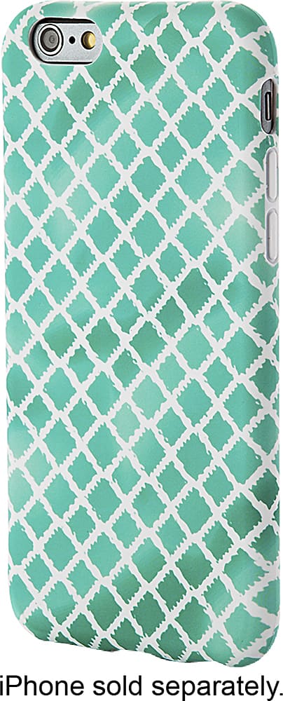 Front. Dynex™ - Case for Apple® iPhone® 6 - Green/White.