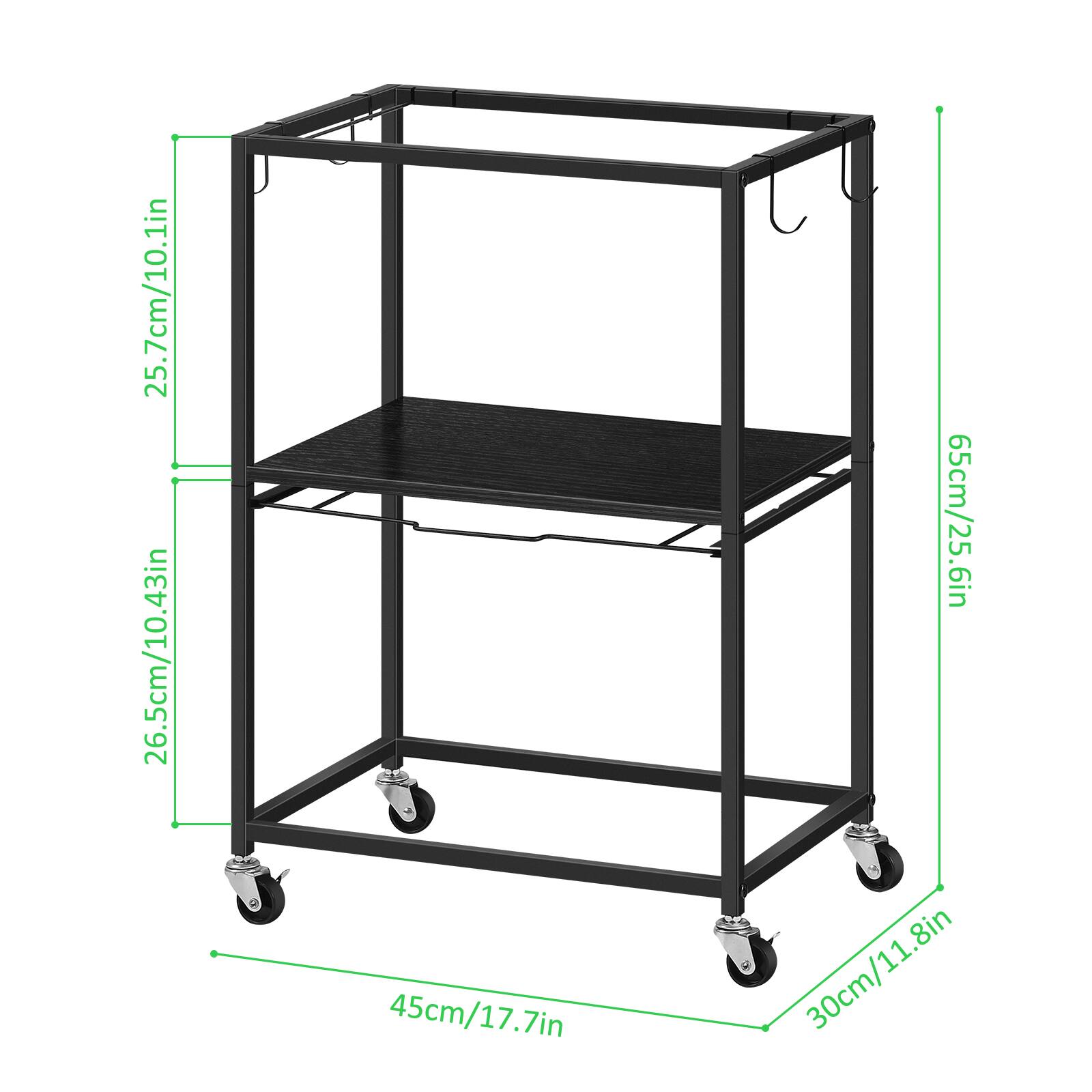 25.7cm/10.1in  
26.5cm/10.43in  
45cm/17.7in  
65cm/25.6in  
30cm/11.8in