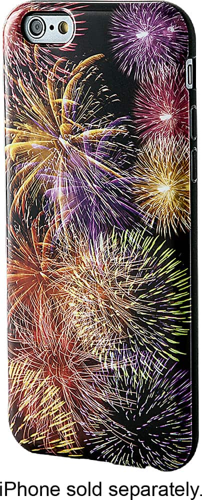 Front. Dynex™ - Case for Apple® iPhone® 6 - Yellow/Black/Purple/Green/Red/Orange.