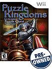 Front Detail. Puzzle Kingdoms — PRE-OWNED - Nintendo Wii.