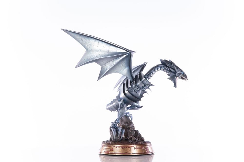 Alt View 1. Dark Horse Comics - Yu-Gi-Oh! Blue-Eyes White Dragon (White Variant) 14 Inch PVC Statue - White.