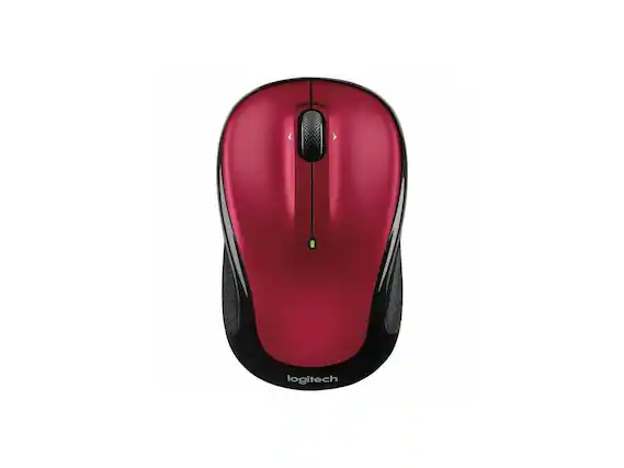 Front. Logitech - Logitech M325S Wireless Mouse Red 910-007177 - Red.