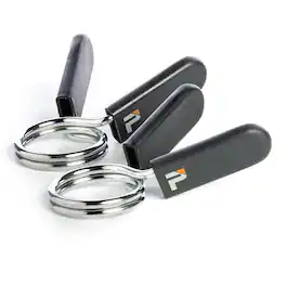 Power Systems - ProElite Cardio Barbell Spring Collars, 1.25" Lock-Jaw HEX Collars - Black