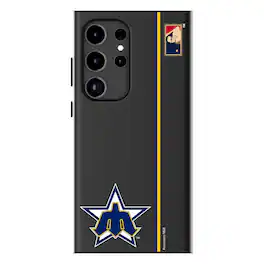 Keyscaper - MLB - Seattle Mariners Galaxy Magnetic Bump Case - S24 - Black