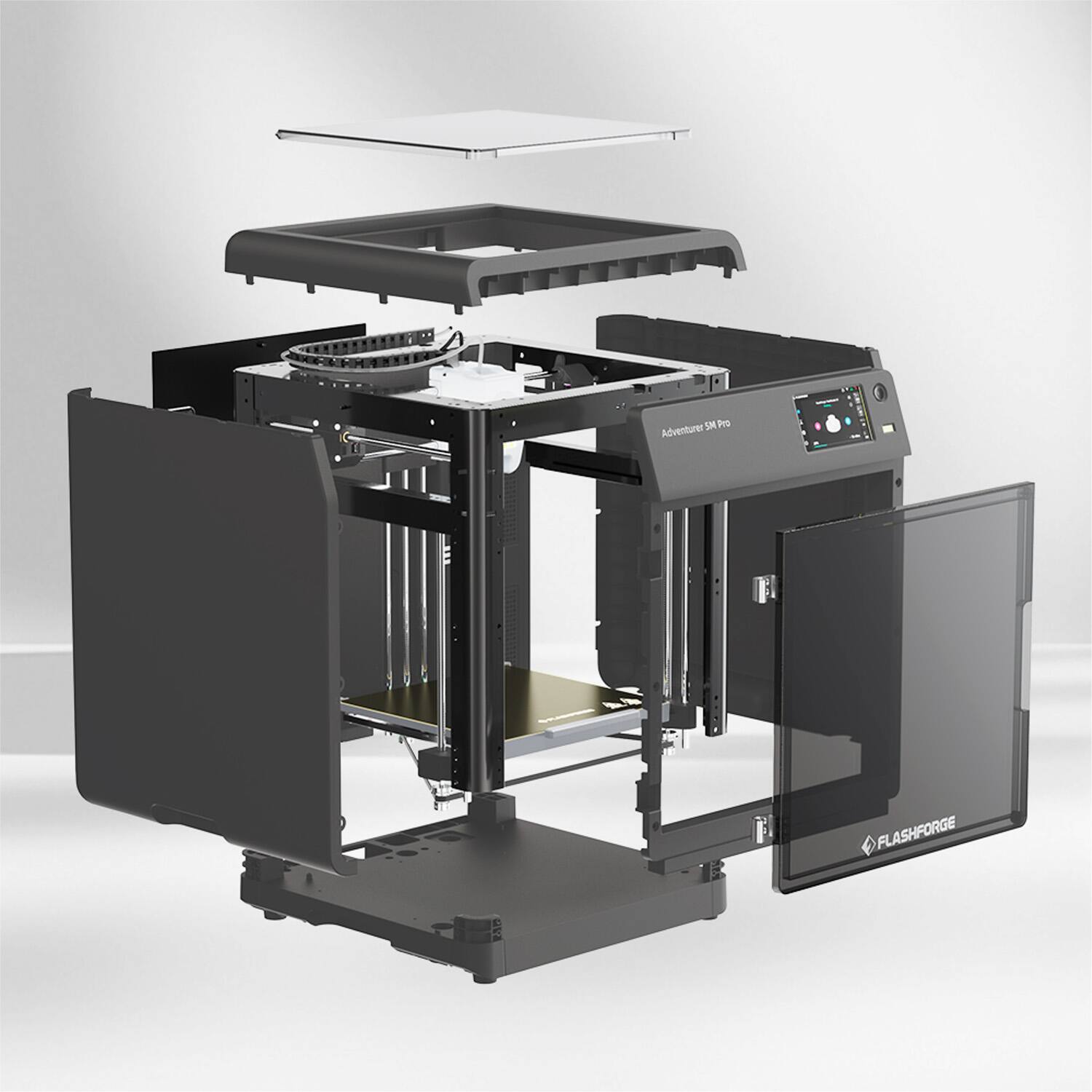 Sure, here is the corrected and grouped text from the image:

- **Adventures S5 Pro**
- **FLASHFORGE**