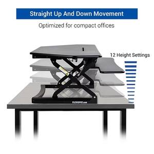 Straight Up And Down Movement  
Optimized for compact offices  
12 Height Settings