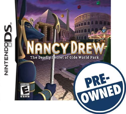 Front. Majesco - Nancy Drew: The Deadly Secret of Olde World Park — PRE-OWNED.