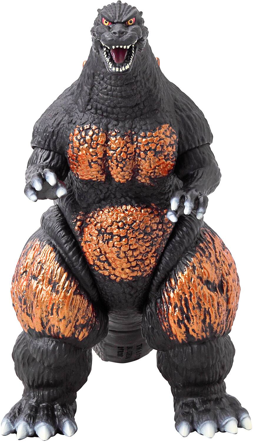 Alt View 1. Bandai - Godzilla Burning Godzilla Soft Vinyl Deluxe Kaiju Figure   - Collectibles - Multicolor.