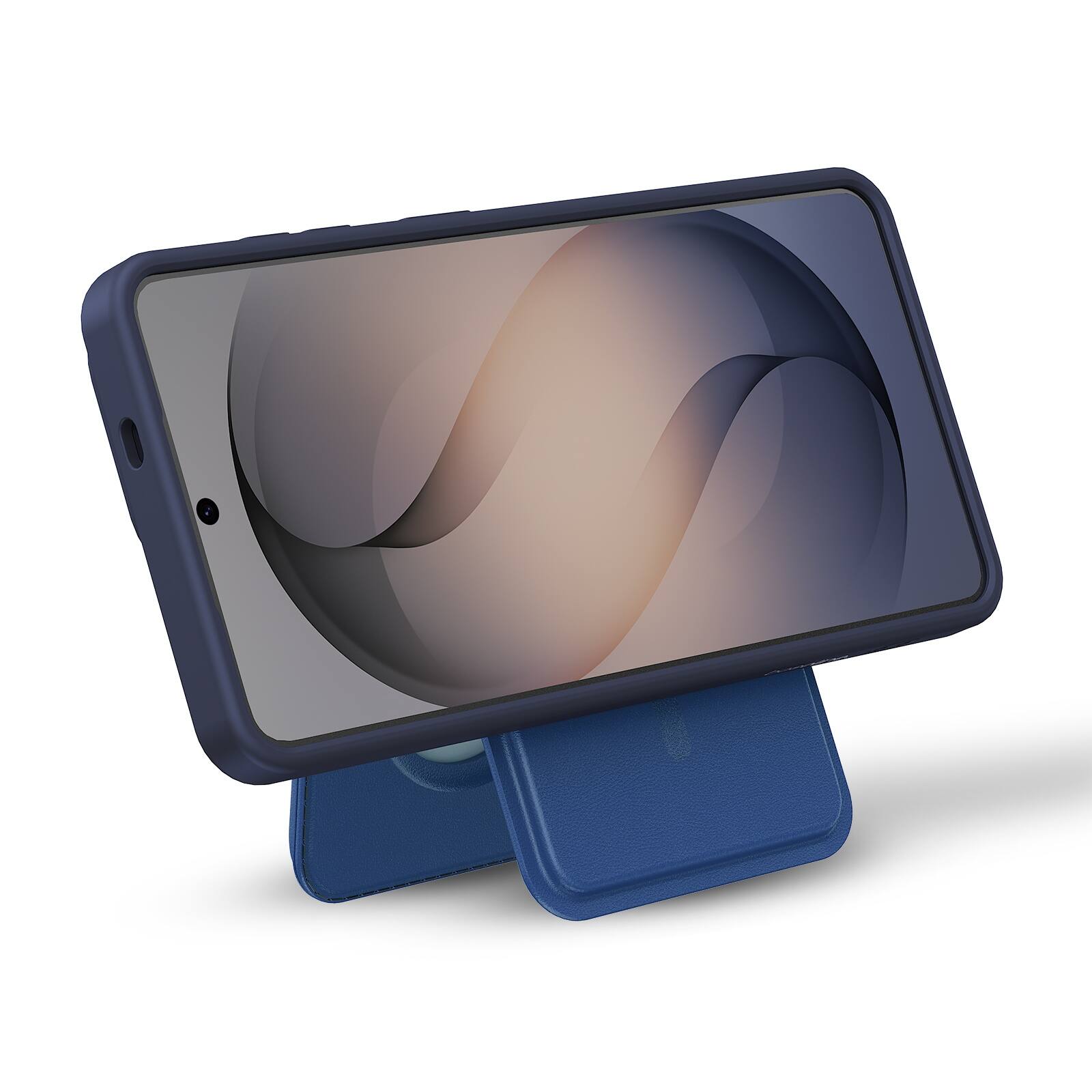 Alt View 2. BASELINE - InFrame MagSafe Case with Kickstand + MagStash Wallet Folio for Samsung Galaxy S26 Plus - Cobalt / Blue - Blue.