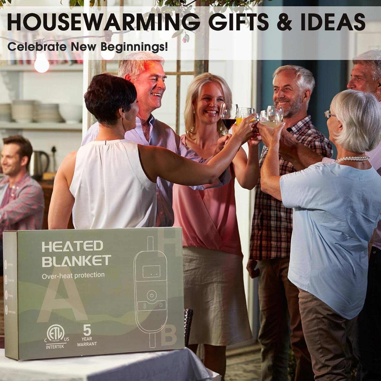 Alt View 2. blue - Paaaawaters Heated Blanket Electric Throw, Heating Throw with 10 Levels 8 Hours Auto Off, Blue Plaid Sherpa - color:BlackPlaid+size:62"x84".