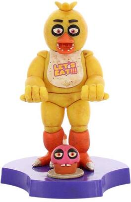 PopMarket - Five Nights at Freddy's - Mini Cable Guys - Chica Phone Stand - COLLECTIBLES - Multicolor