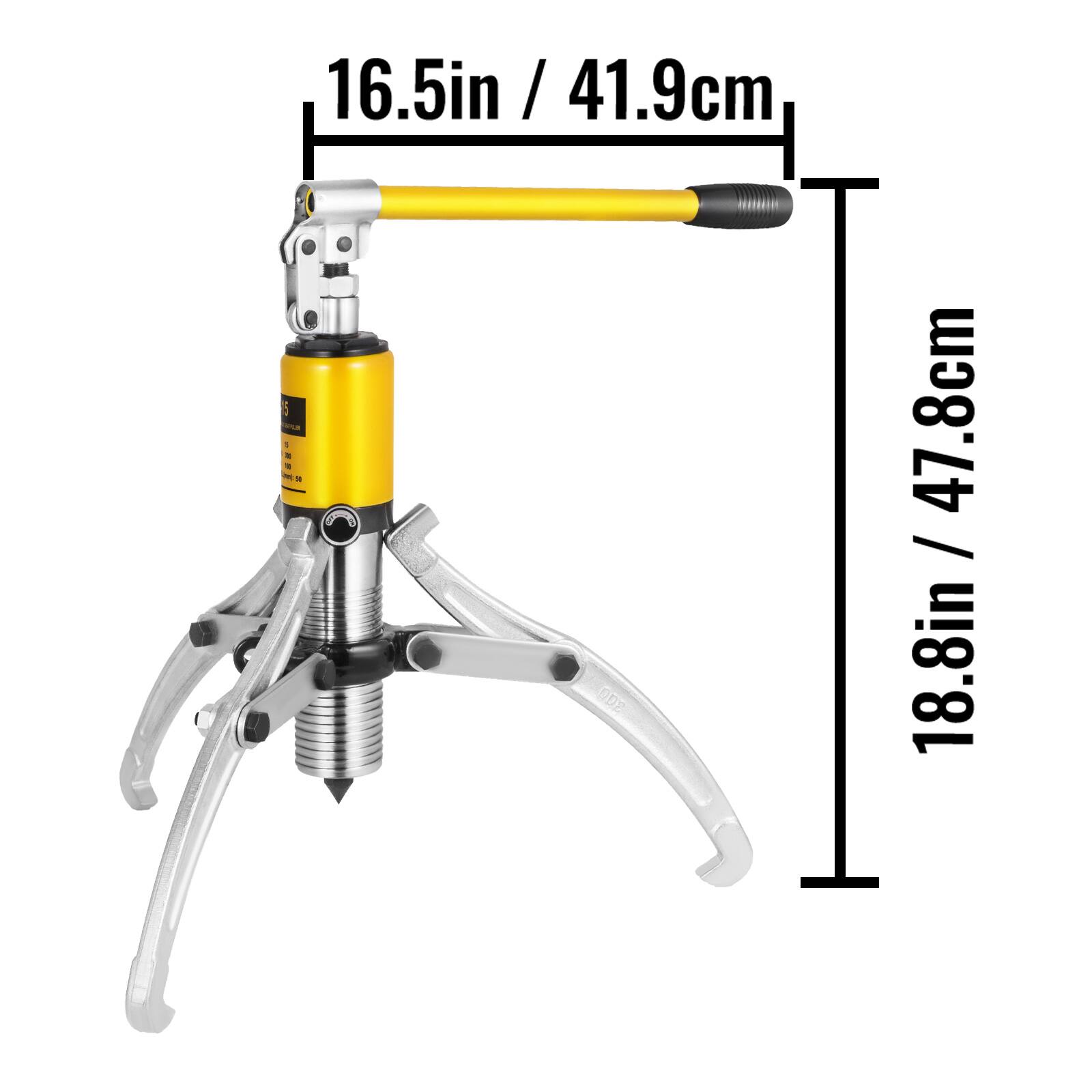 16.5in / 41.9cm  
18.8in / 47.8cm