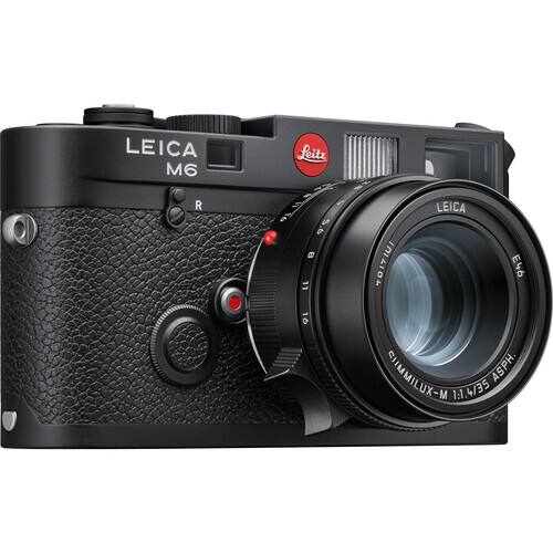 Leica M6 Rangefinder 35mm Camera (Black) #10557 10557 - Best Buy