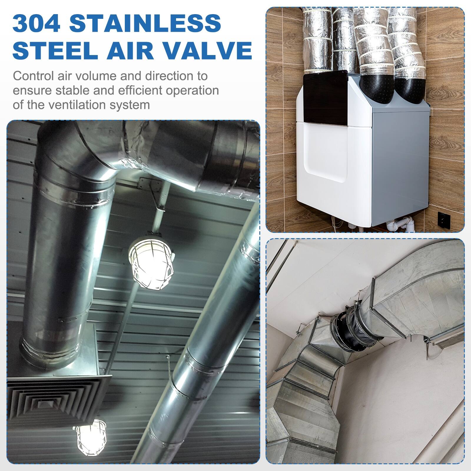 304 STAINLESS STEEL AIR VALVE

Control air volume and direction to ensure stable and efficient operation of the ventilation system