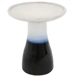 Sunnydaze - Subtle Transitions Ceramic Bird Bath - 18.5 in - Twilight