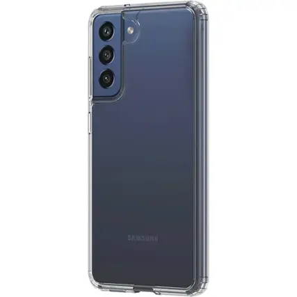 Front. SaharaCase - Hard Shell Series Case for Samsung Galaxy S21 FE 5G - Clear.