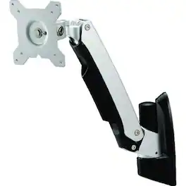 Amer Networks - Amer AMR1AW Wall Mount for Monitor - TAA Compliant - 1 Display(s) Supported - 22.10 lb Load Capacity - 75 x 75, 100 x - Silver