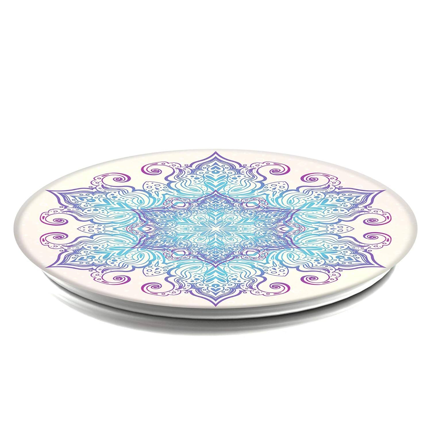 Left. PopSockets - PopSockets: Collapsible Grip & Stand for Phones and Tablets - Flower Mandala - Flower Mandala.