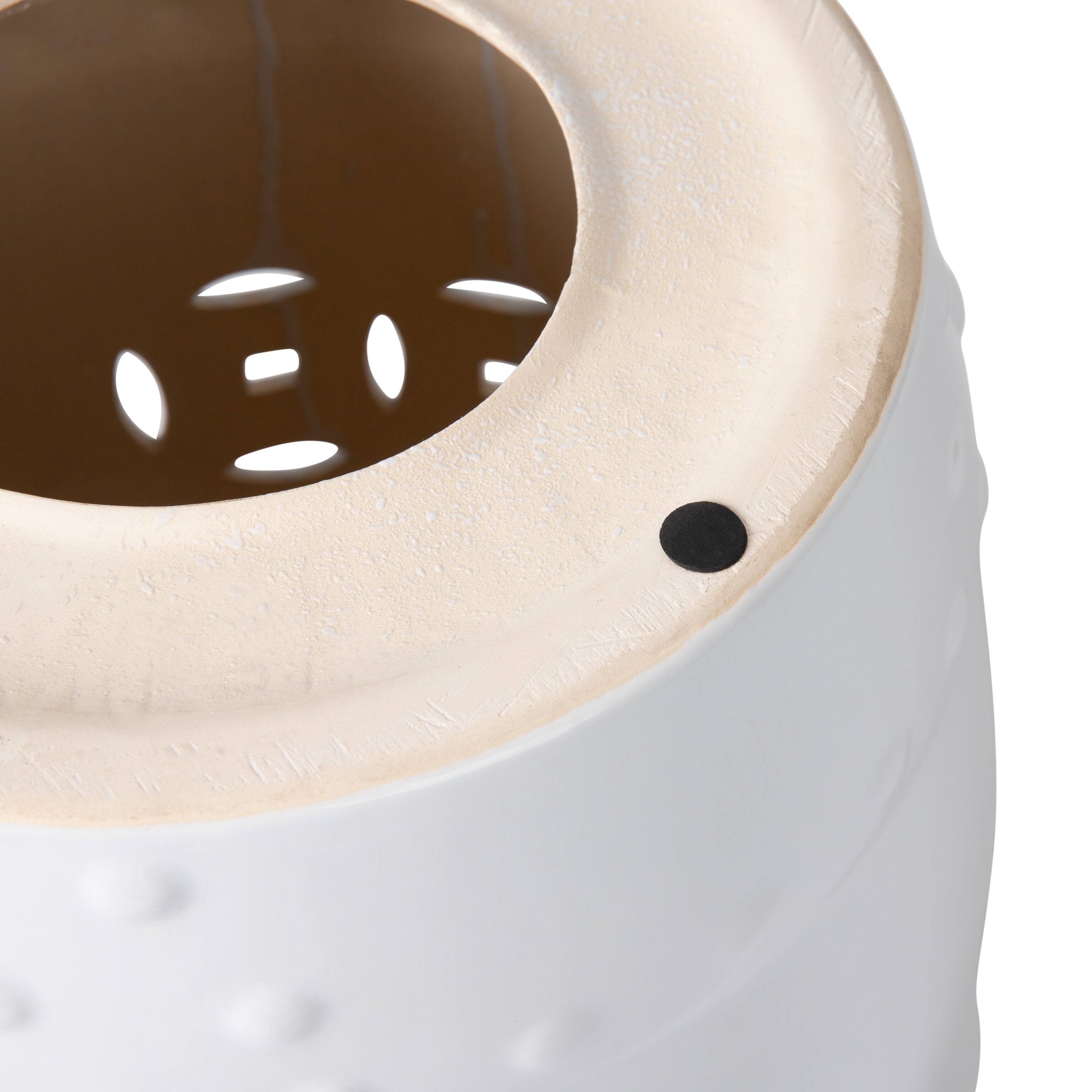 Alt View 14. Patio Sense - Double Medallion Ceramic Garden Stool.