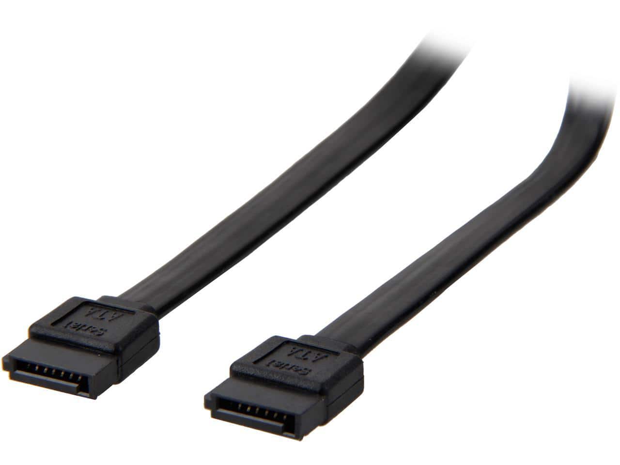 Nippon Labs - SATA3-1.5FT-BK 1.5 ft. SATA III Male to Male Cable, Black