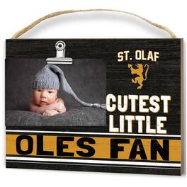 Jardine - St. Olaf Oles 8'' x 10'' Cutest Little Team Logo Clip Photo Frame - Black