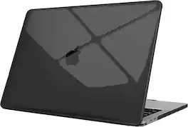Fintie - Case for MacBook Pro 13 Inch A2338 A2251 A2289 A2159 A1989 A1706 A1708 (2016-2023 Release) Snap-On Hard Shell Cover - Crystal Black