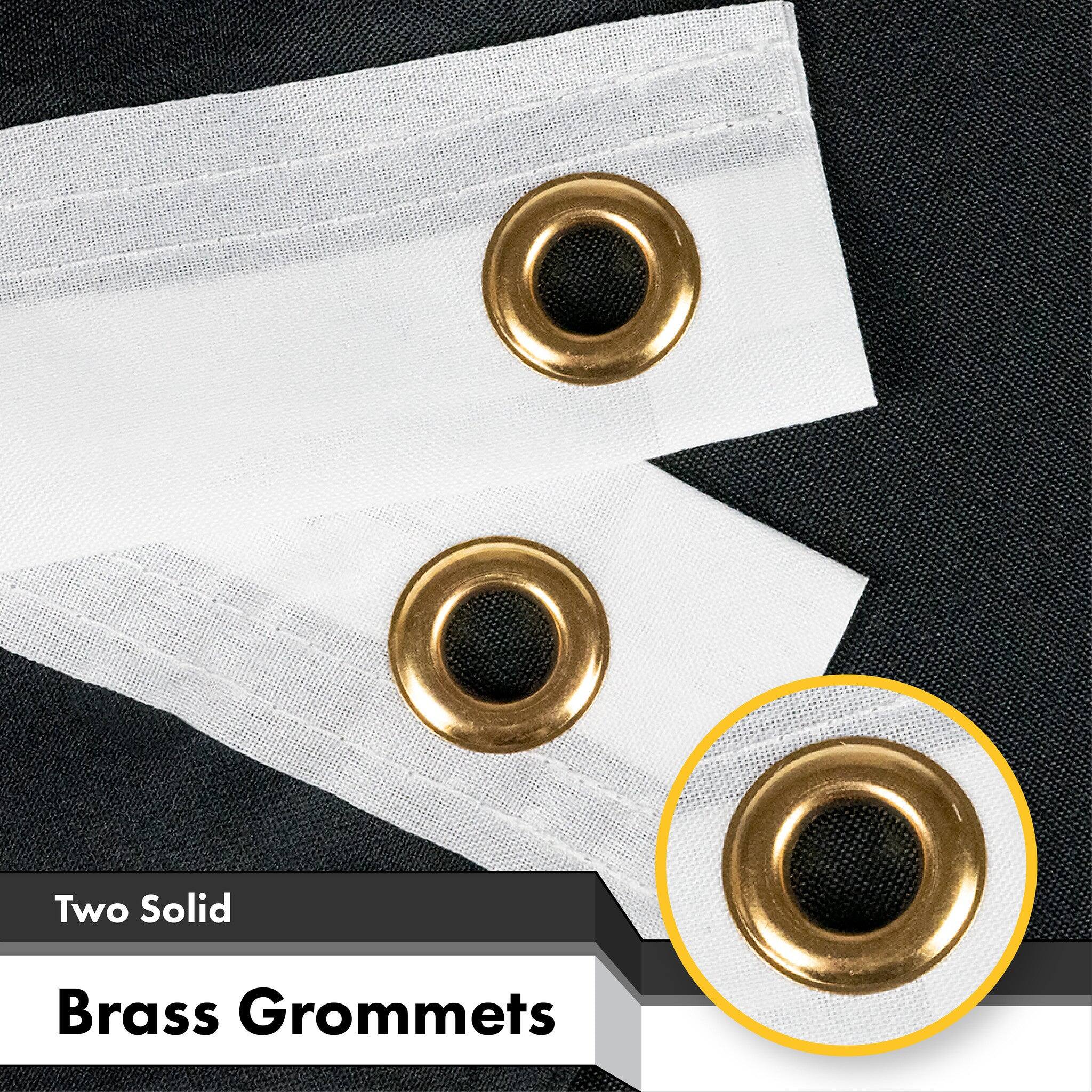 Two Solid Brass Grommets