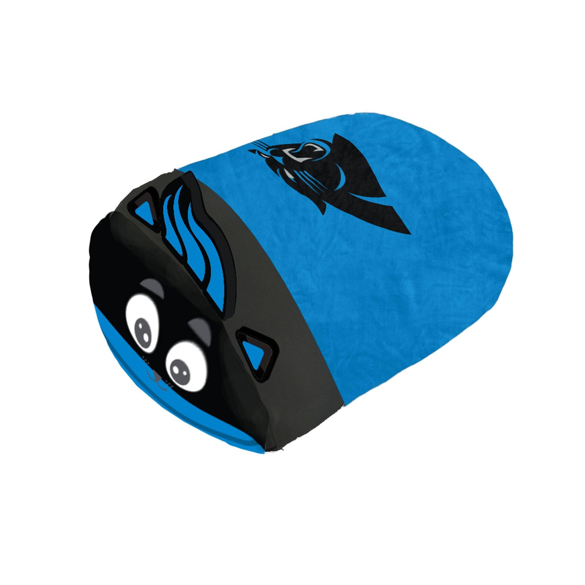 Front. Pegasus - Carolina Panthers Stackable Plushie Mascot Pillow - Multicolor.