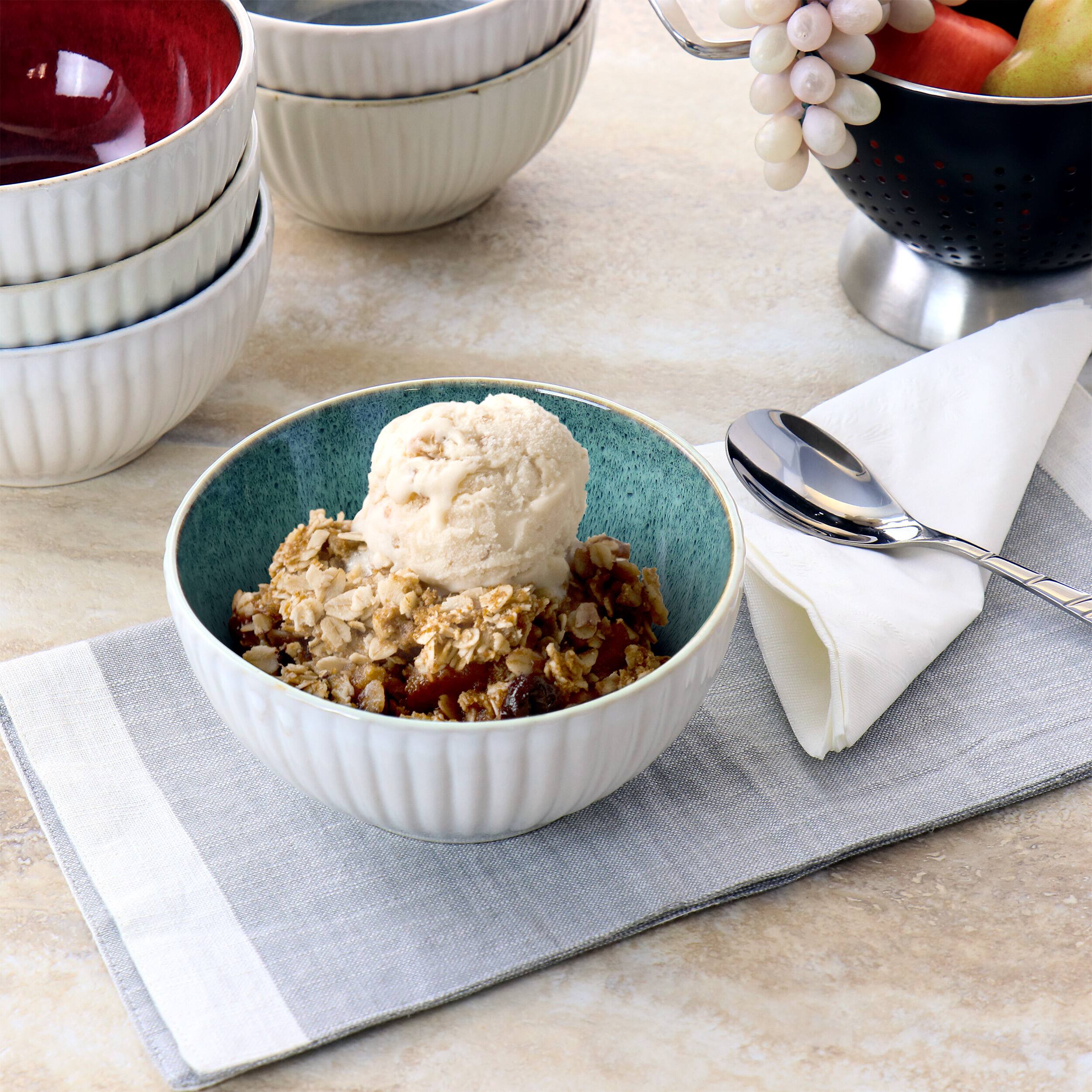 Alt View 7. Gibson - Laurie Gates Sierra 6 Piece 6.3 Inch Stoneware Bowl Set in Assorted Colors - Assorted.